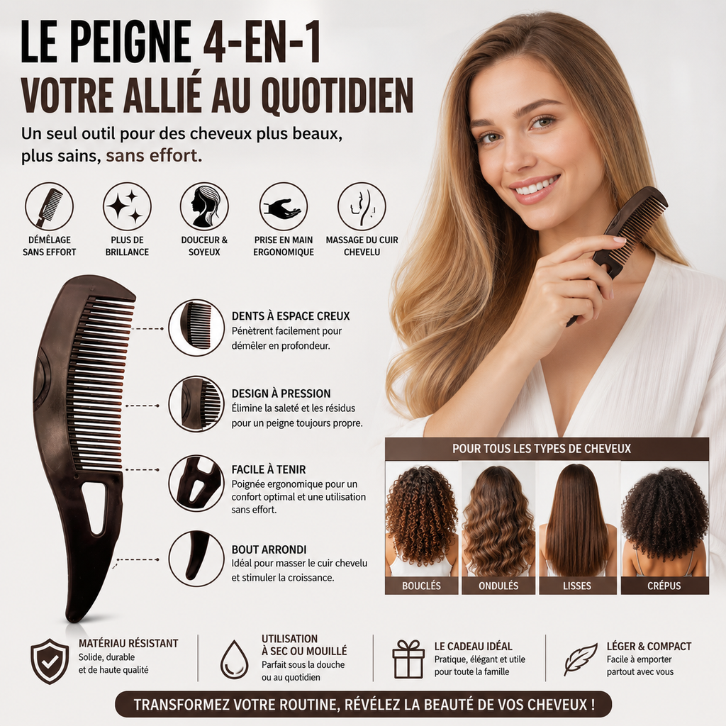 ScalpGlow™ – Anti-Dandruff Massage Comb & Scalp Treatment