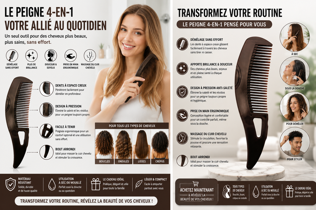 ScalpGlow™ – Anti-Dandruff Massage Comb & Scalp Treatment