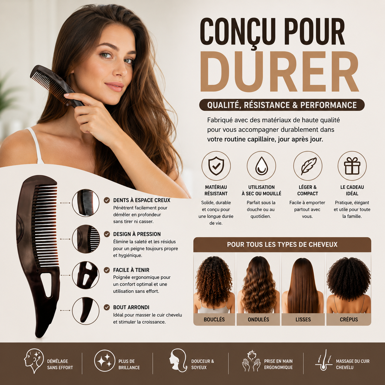 ScalpGlow™ – Anti-Dandruff Massage Comb & Scalp Treatment