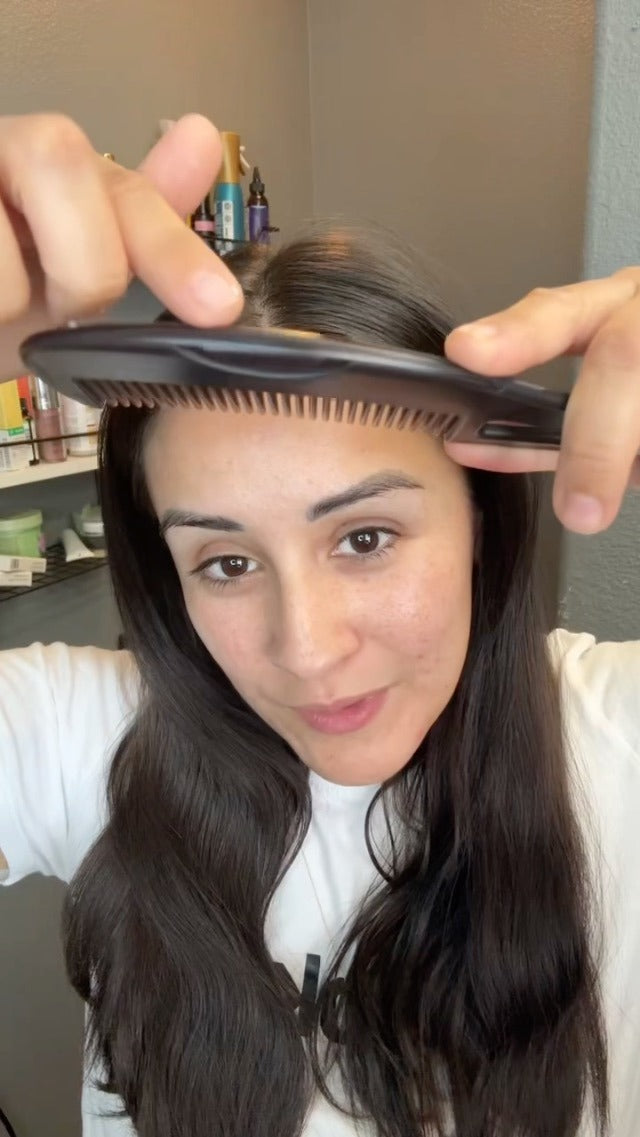 Comb gently